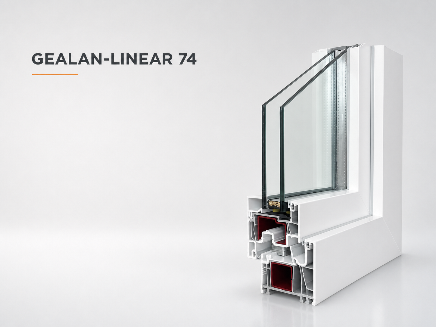 Profilo GEALAN-LINEAR 74 - PVC