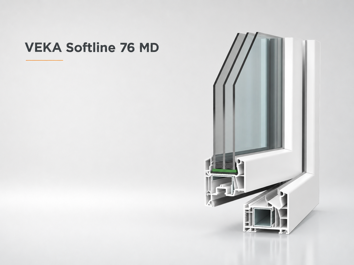 Profilo VEKA Softline 76 MD - PVC